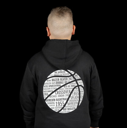Kinder-Hoodie Basketball Wordcloud