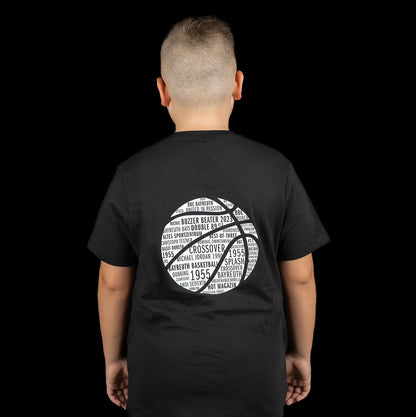 Basketball Wordcloud Kids-Shirt